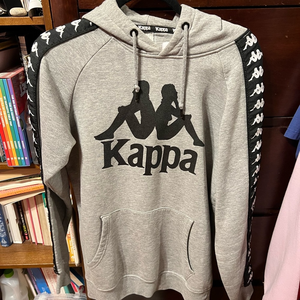 Grey Kappa Hoodie